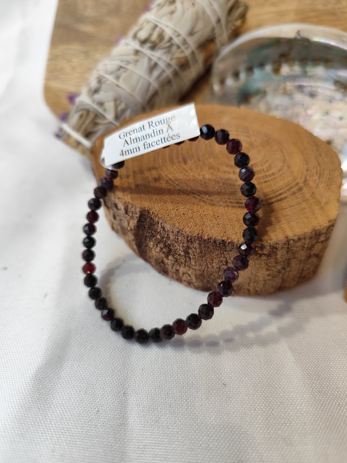 Bracelet Grenat Rouge