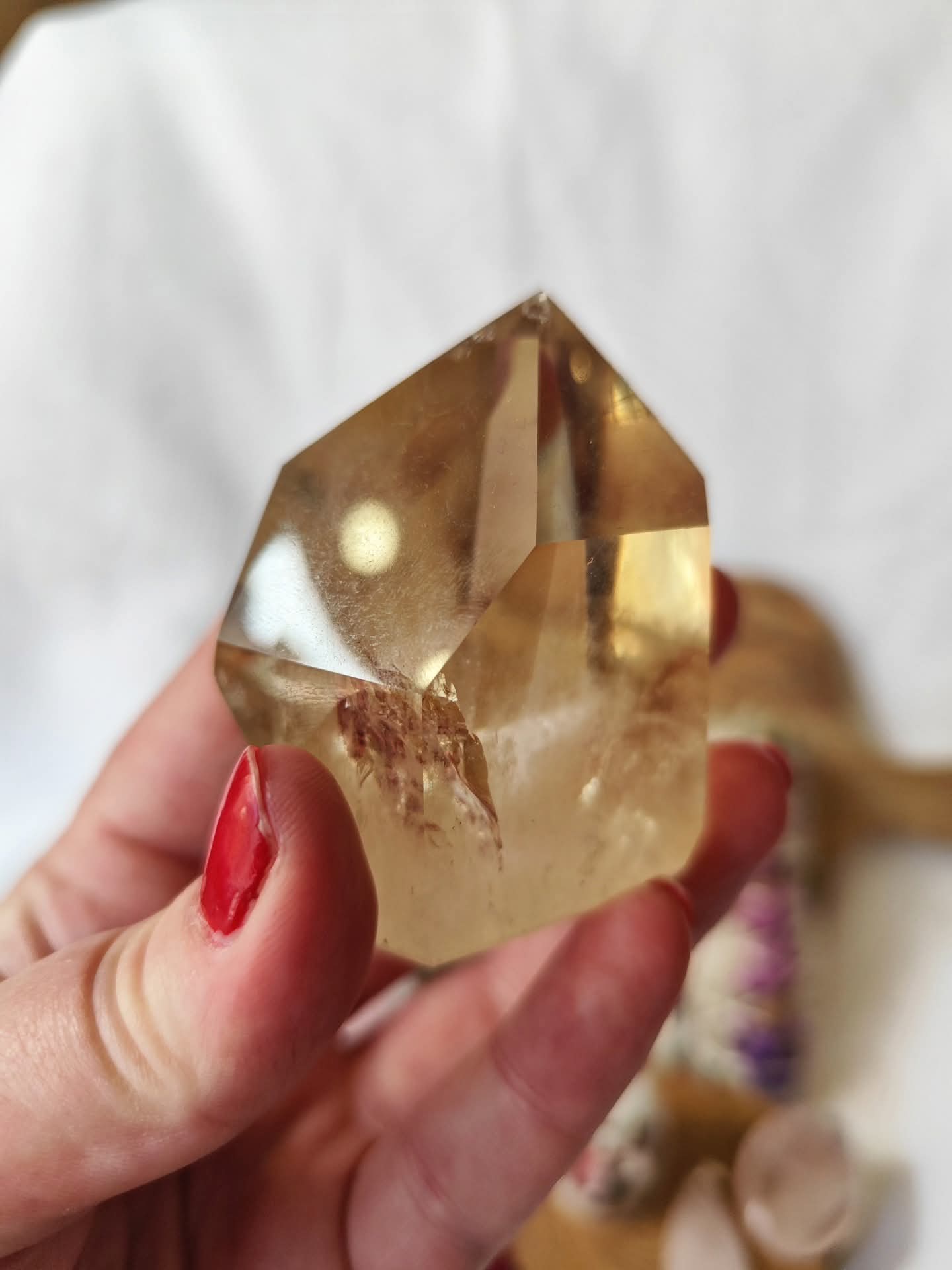 Pointe de Citrine ( rare )