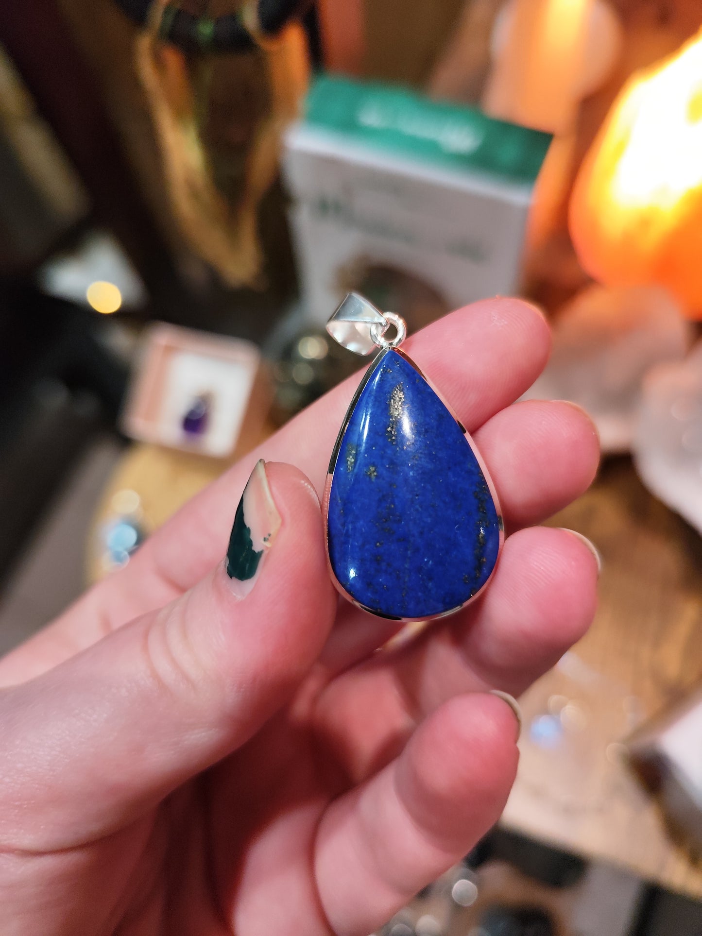 Pendentif Lapis Lazuli en Argent