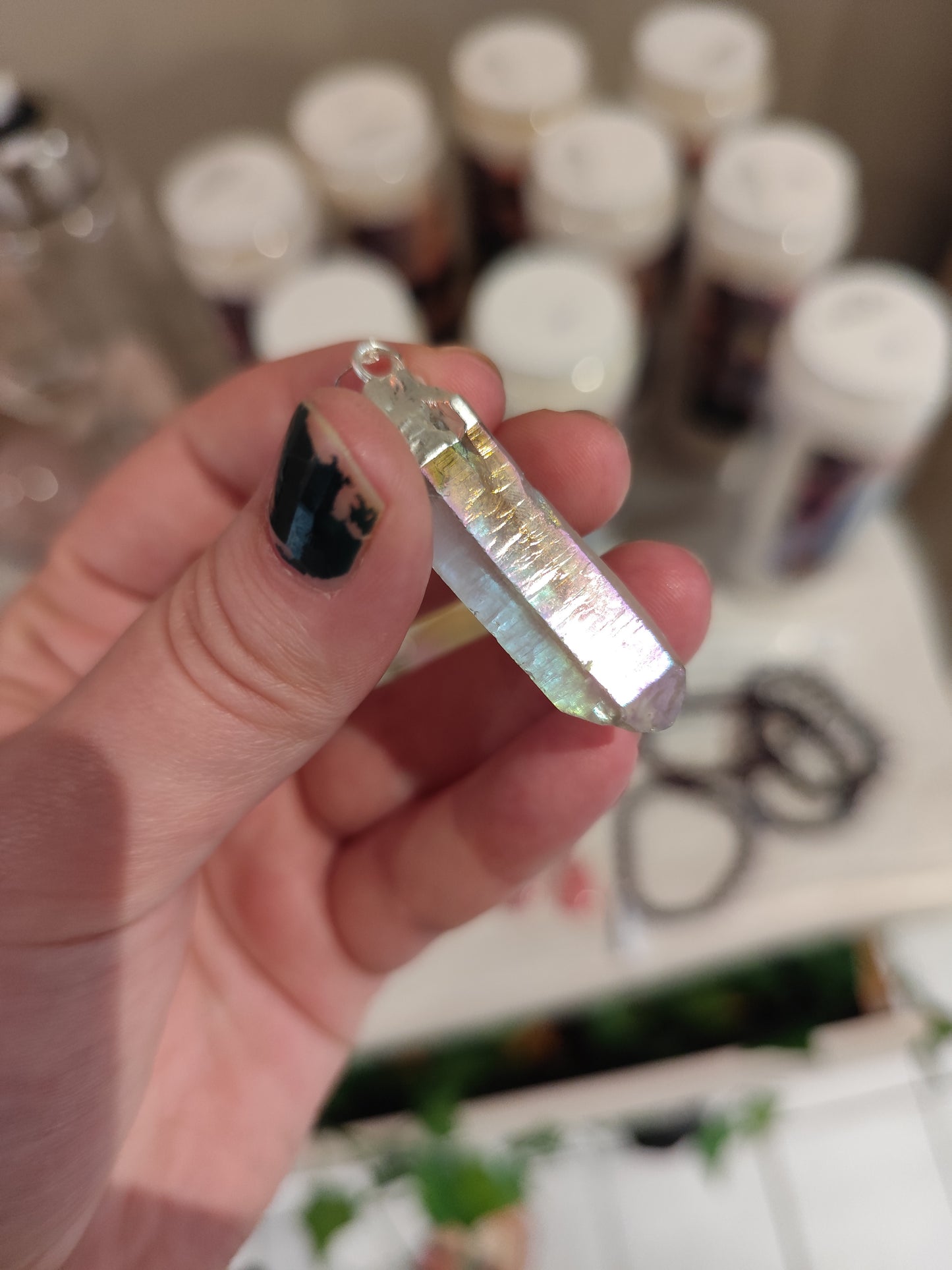 Pendentif Quartz Angel Aura