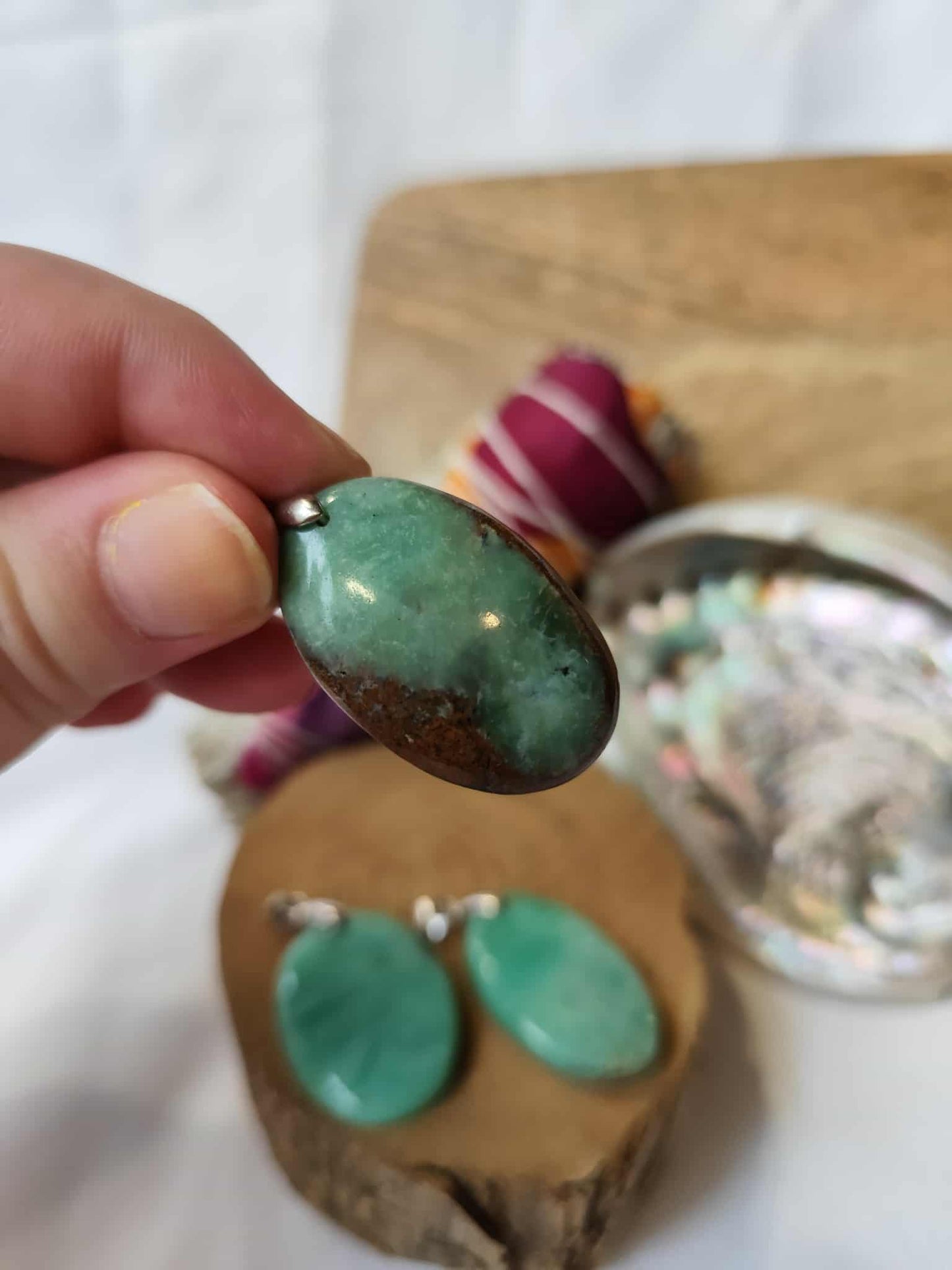Pendentif Chrysoprase
