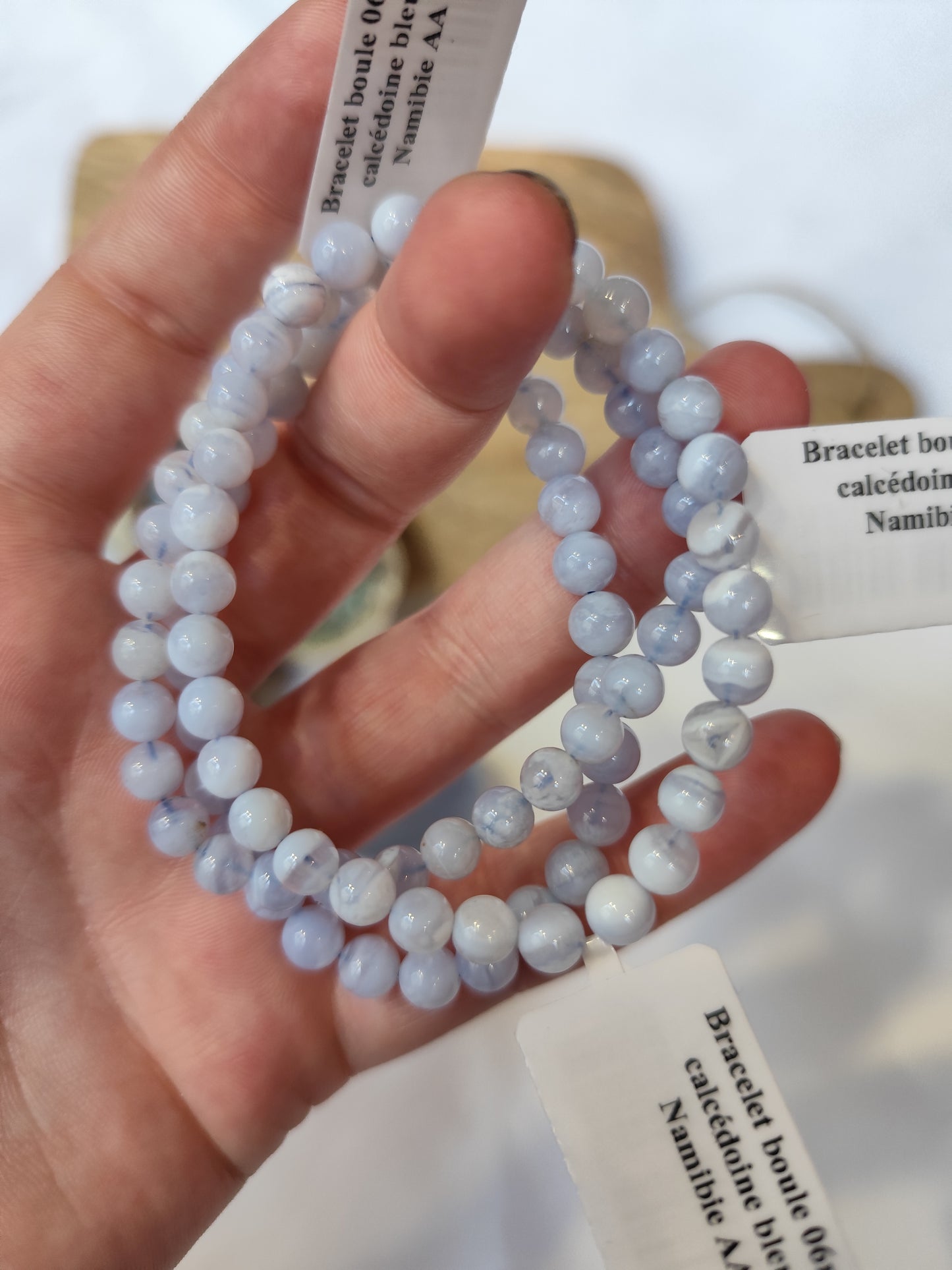 Bracelet Calcédoine