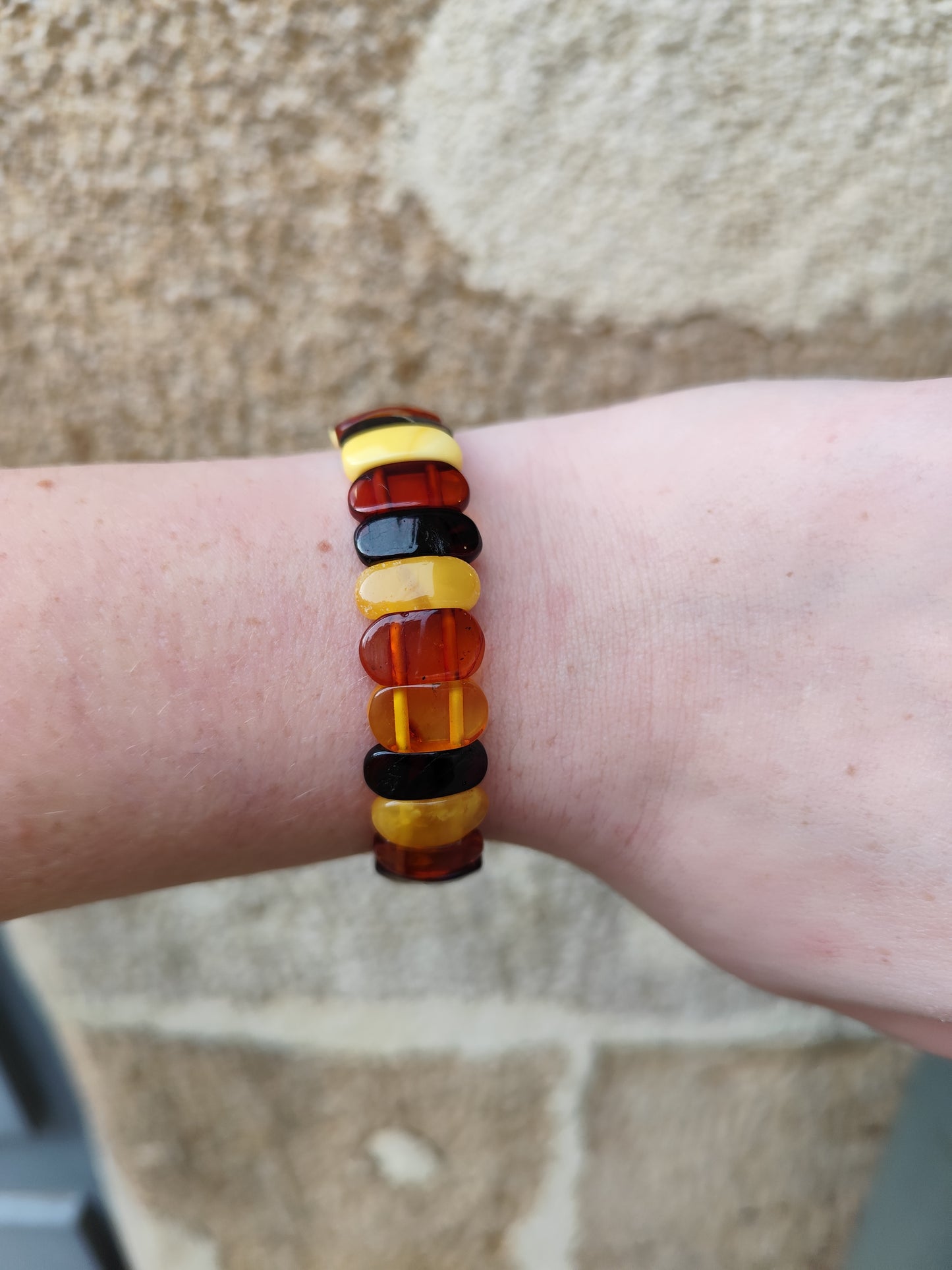 Bracelet Ambre tripe