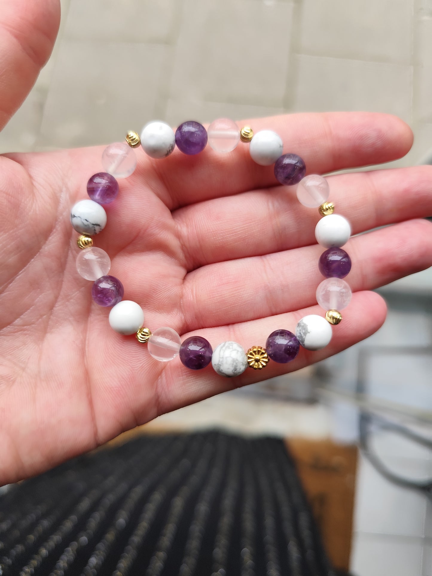 Bracelet Marguerite " je souffle "