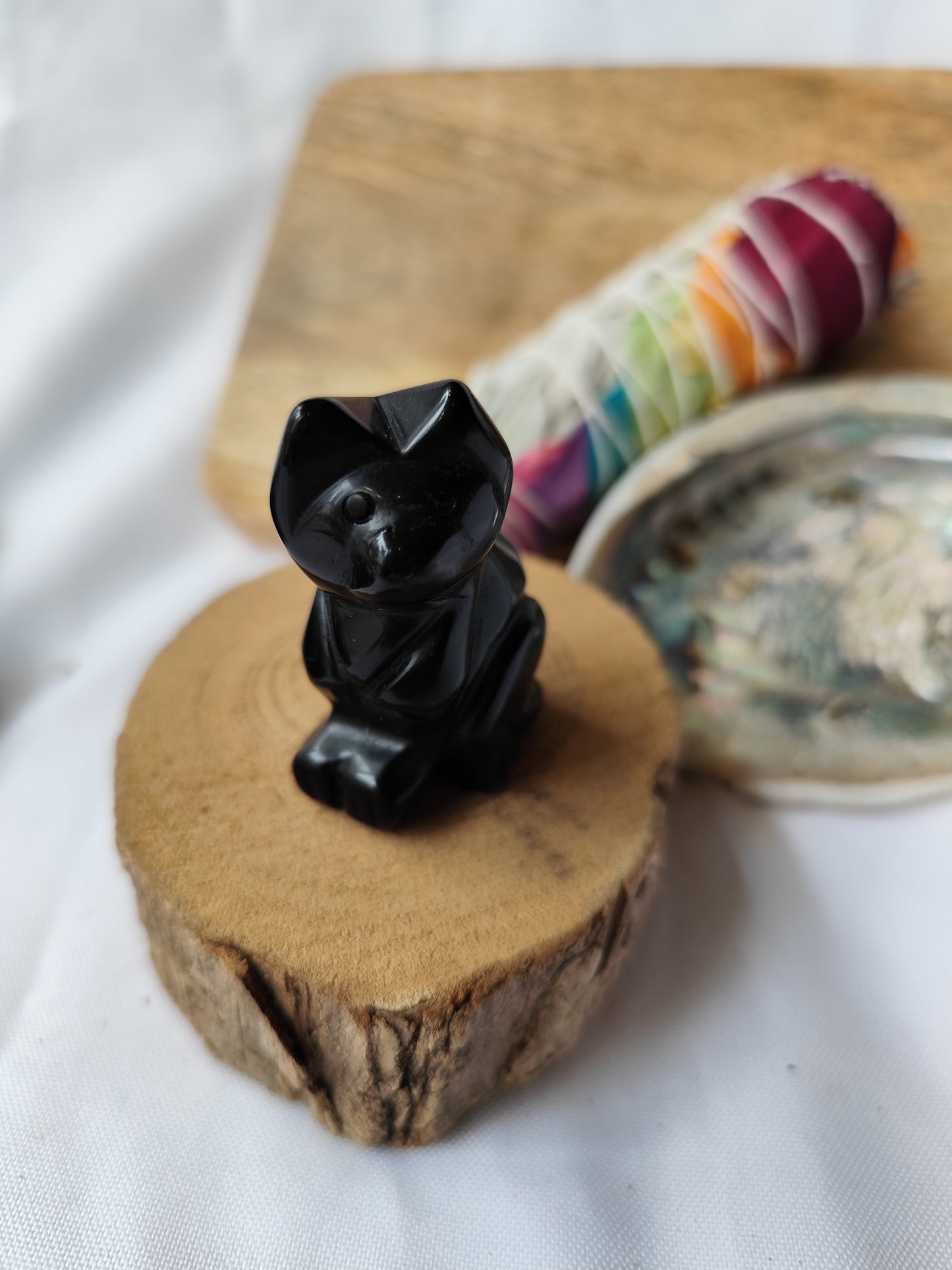 Chat en Obsidienne