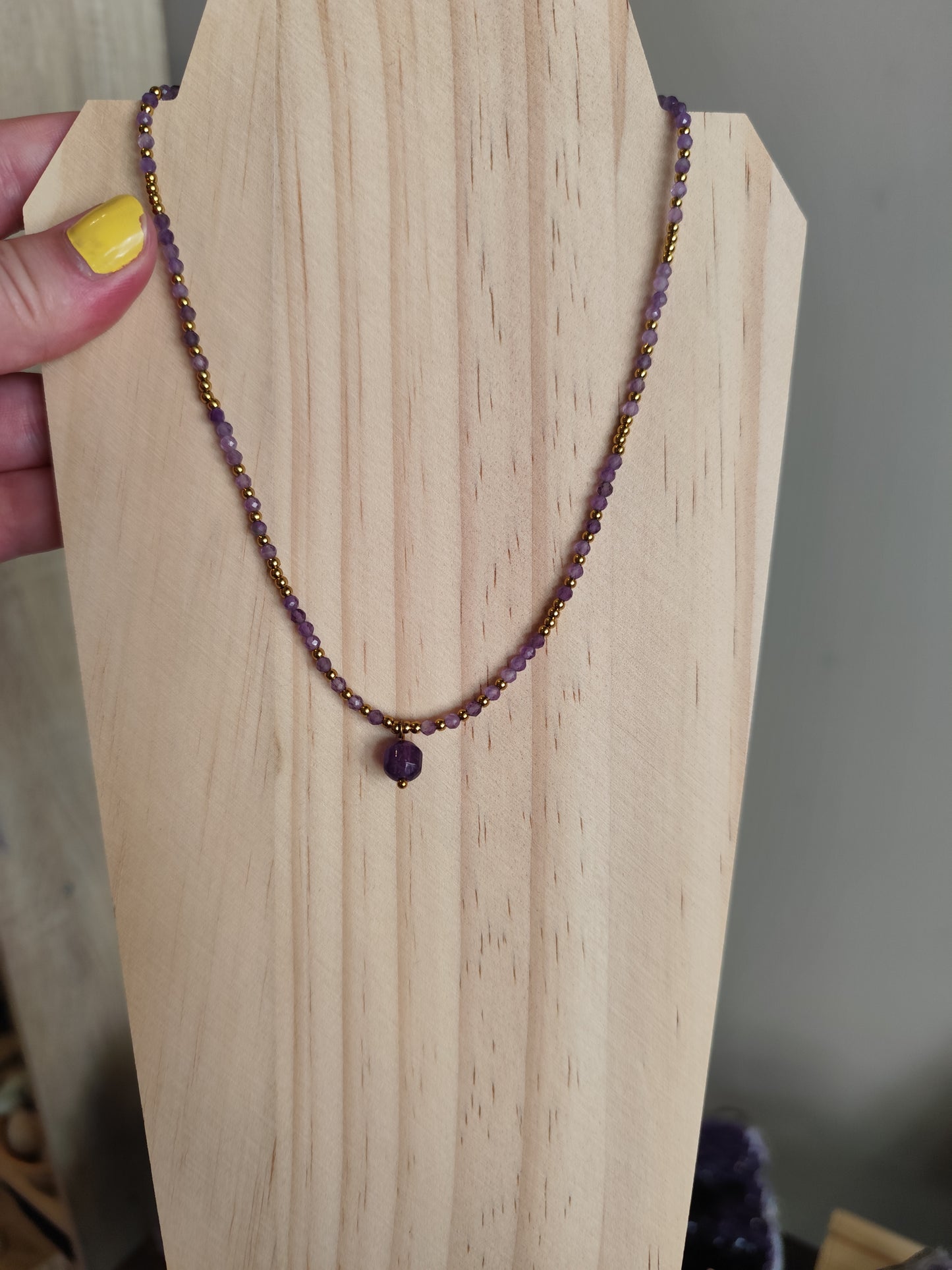 Collier Aurela Amethyste