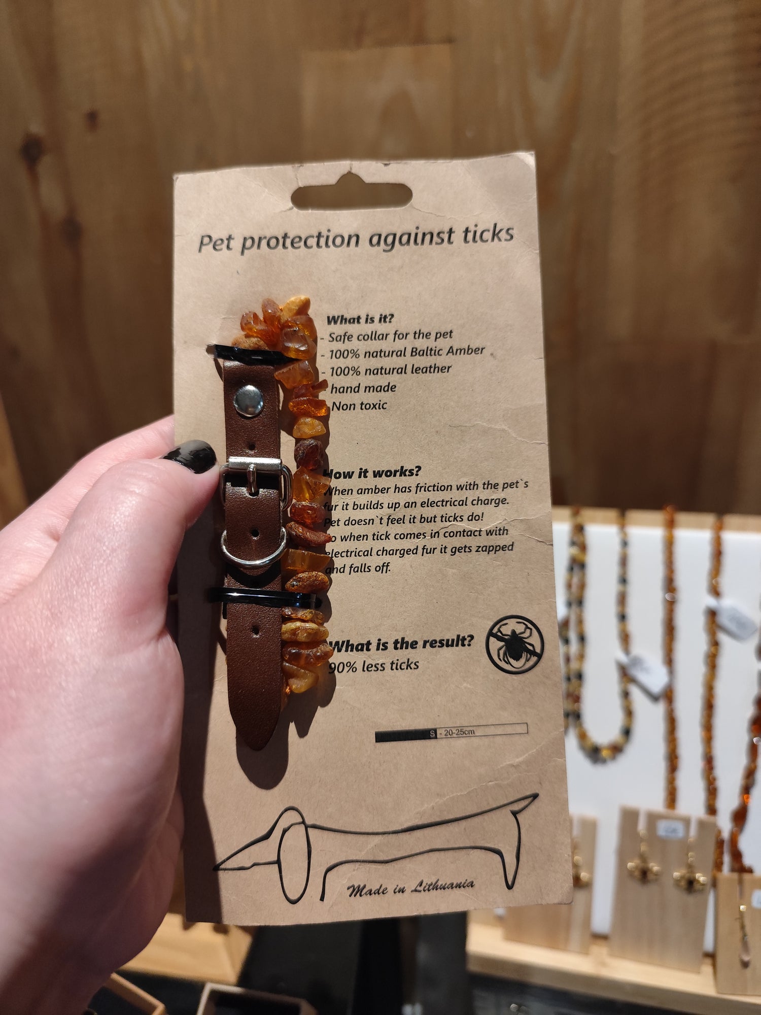 Collier Ambre Chien / chat