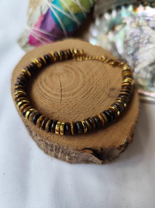 Bracelet " Ona " Oeil de Tigre
