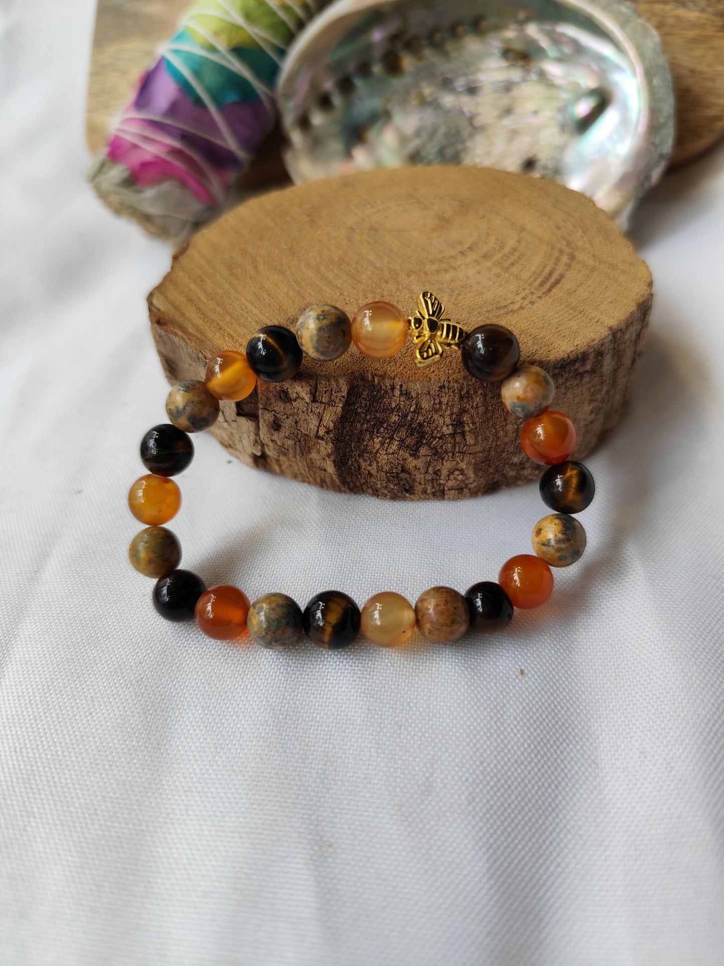 Bracelet " détermination, j'avance "