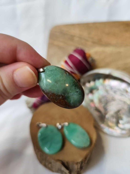 Pendentif Chrysoprase