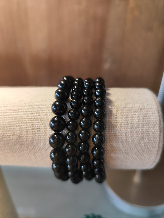 Bracelet Obsidienne Noire