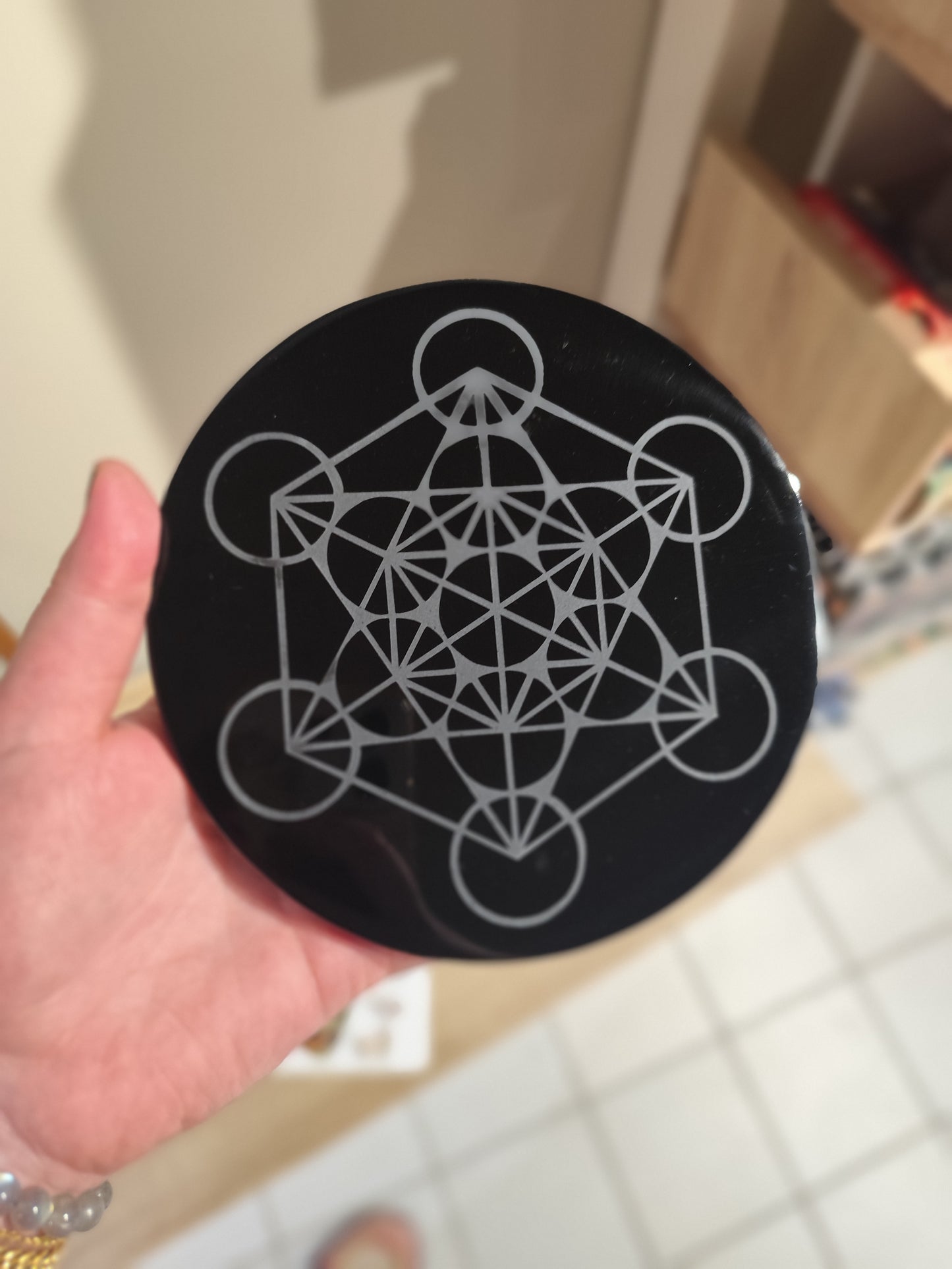 Obsidienne en Metatron
