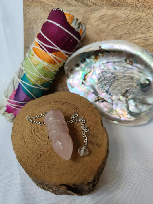 Pendule Égyptien Quartz rose