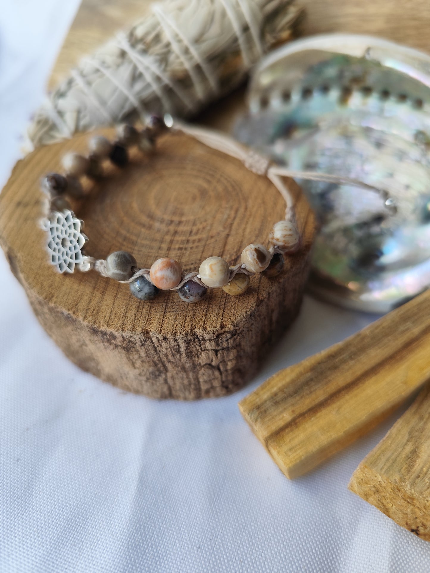 Bracelet Macramé Jaspe