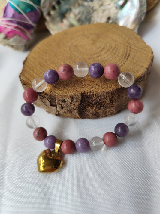 Bracelet " Je me connecte à mes émotions, mon enfant intérieur "