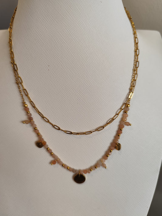 Collier "Iris" Pierre de Lune