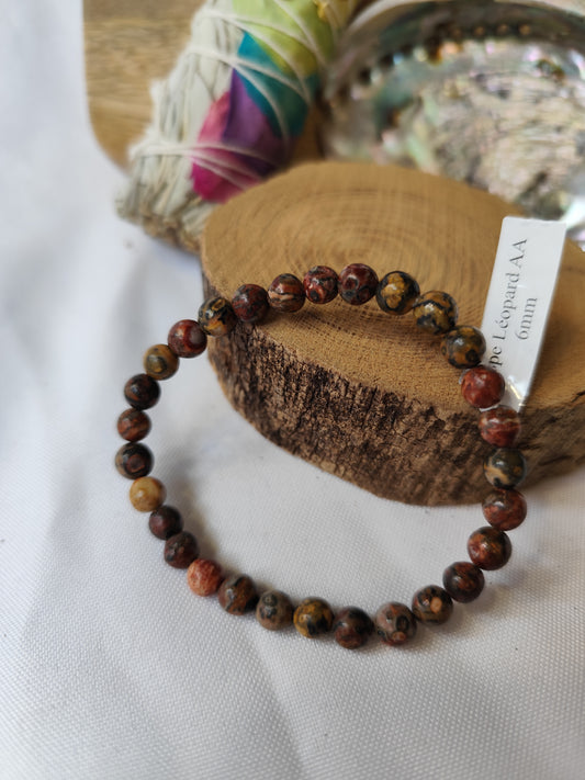 Bracelet Jaspe Léopard