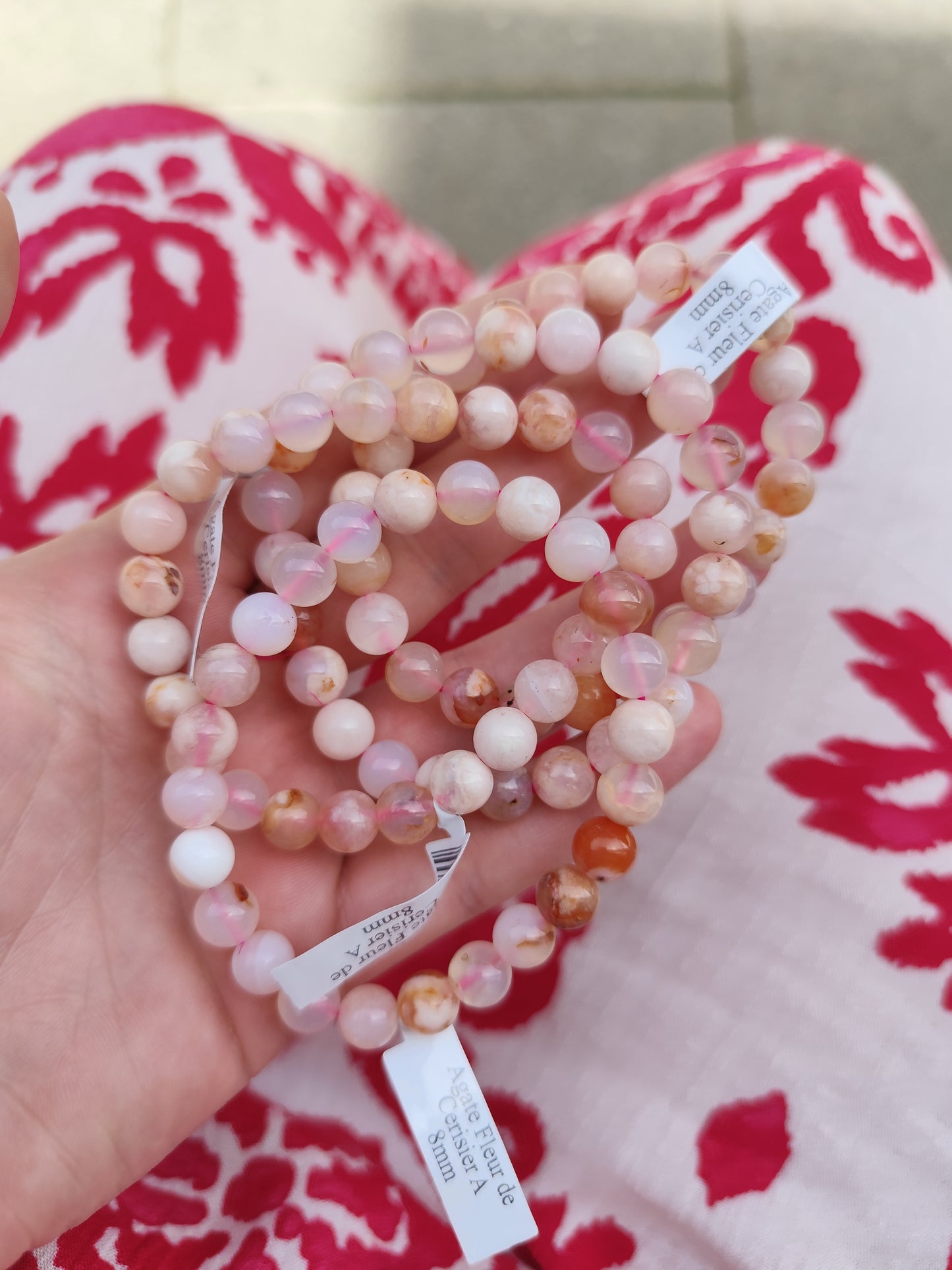 Bracelet Agate Fleur