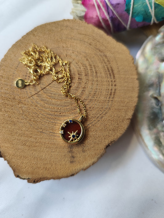 Collier Grenat