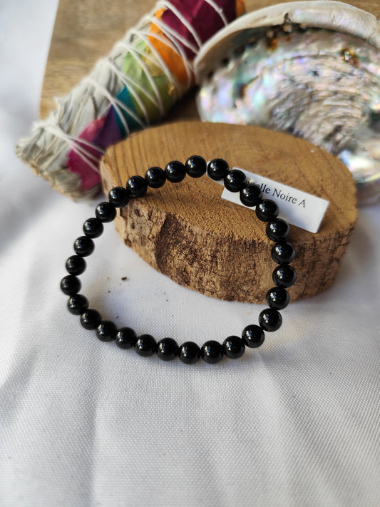 Bracelet spinelle noire