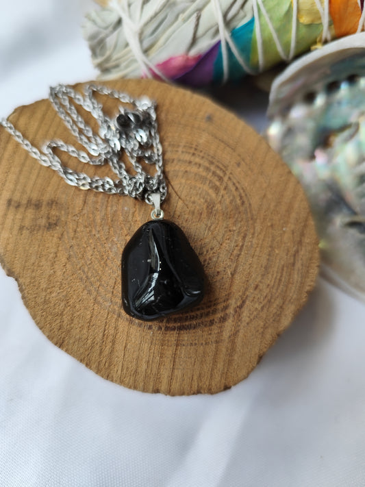 Pendentif Tourmaline Noire