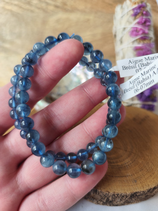 Bracelet Aigue Marine AAA ( Bahia )