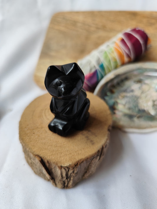 Chat en Obsidienne