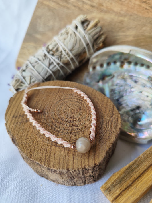 Bracelet Macramé Agate