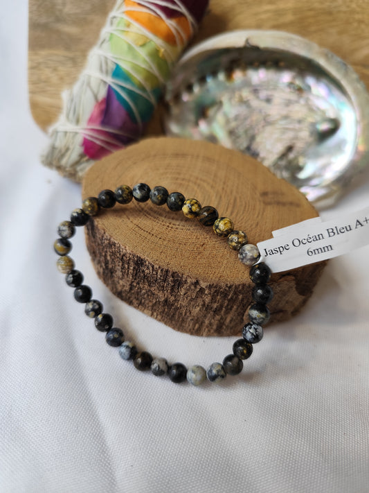 Bracelet Jaspe Océan