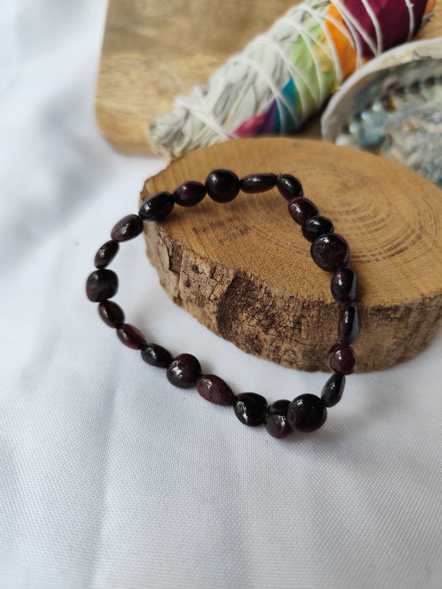 Bracelet grain Obsidienne